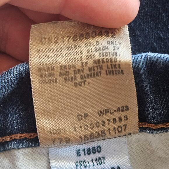 Levis 529 Jeans Womens 4 28x29 Medium Blue Curvy Boot Cut Denim Stretch Cowgirl - Picture 10 of 12